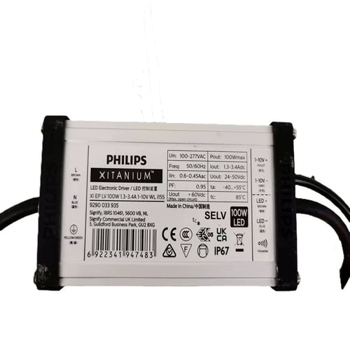 Biến tầm nhìn thành hiện thực với Bộ nguồn/Driver Led Philips Xitanium Xi EP LV 100W – Chiếu sáng thông minh, bền bỉ vượt trội.