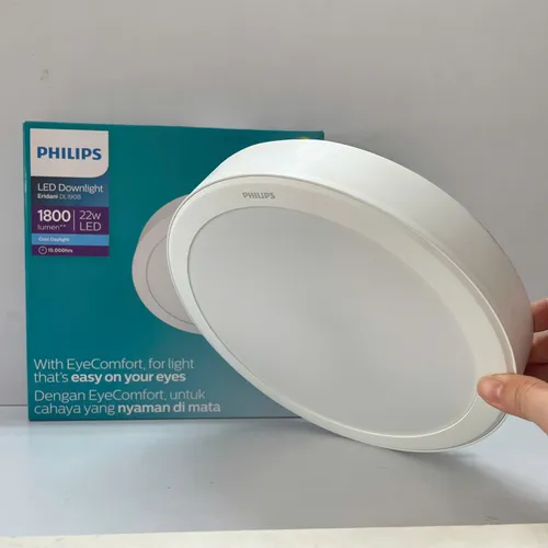 Ánh Sáng Thuần Khiết, Nâng Tầm Không Gian. Khám Phá Đèn Led ốp nổi tròn downlight Philips Eridani RD Surface LED18/CW D200 22W 865 6500K 1800lm