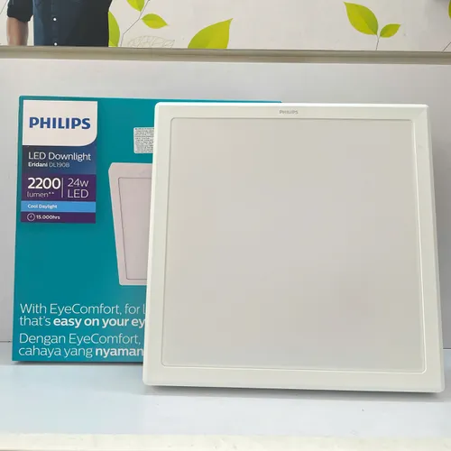 Vẻ Đẹp Tinh Giản, Ánh Sáng Hoàn Hảo. Sở Hữu Ngay Đèn Led ốp nổi vuông downlight Philips Eridani SQ Surface LED22/NW D300 24W 840 2200lm 4000K