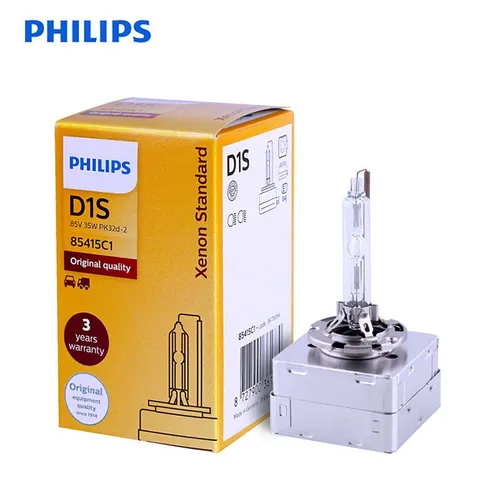 D1S 85415- Bóng đèn pha ôtô / xe hơi Philips Xenon D1S 85415 C1 85V 35W sáng vàng tiêu chuẩn 4200K