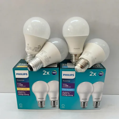 Ánh Sáng Tái Định Nghĩa Không Gian. Trải nghiệm Combo 2 Bóng Đèn LED Philips Essential 11W.