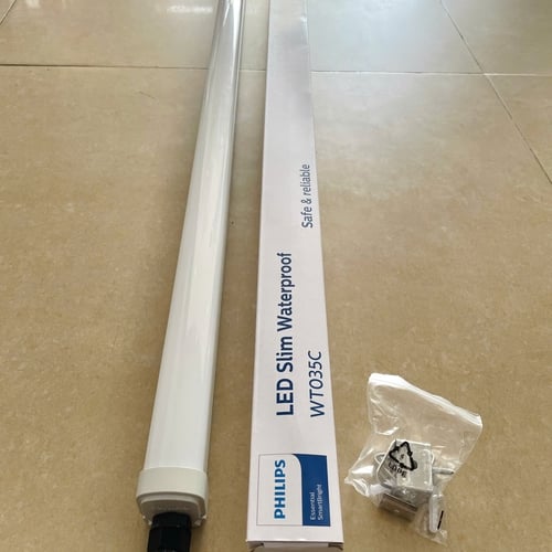 Ánh sáng vĩnh cửu, bền bỉ thách thức mọi giới hạn. Khám phá Bộ máng đèn LED chống thấm Waterproof Philips Ess SmartBright WP Batten WT035C 30W LED30/CW PSU GM CFW L1200 6500K 1m2 3000lm IP65 – Nâng tầm không gian bạn xứng đáng, ngay hôm nay.