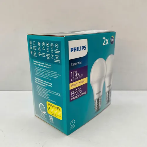 Ánh Sáng Tái Định Nghĩa Không Gian. Trải nghiệm Combo 2 Bóng Đèn LED Philips Essential 11W.