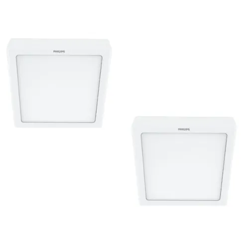 Ánh sáng Tinh Khôi. Không gian Hoàn Mỹ. Trải nghiệm Đèn Led ốp nổi vuông downlight Philips Eridani SQ Surface 24W.