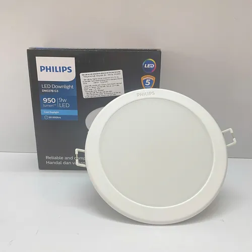 Kiến Tạo Không Gian Hoàn Hảo: Khám Phá Đèn Downlight Âm Trần Led Philips DN027B G3 9W Ngay Hôm Nay