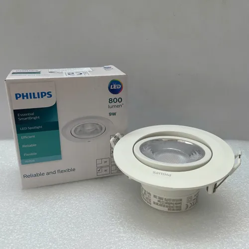 Kiến Tạo Không Gian Hoàn Mỹ. Khám Phá Ngay Đèn downlight âm trần chiếu điểm Led Philips Ess SmartBright Spotlight RS100B LED8 830 9W 220-240V D90 WB 3000K 36D 800LM IP20
