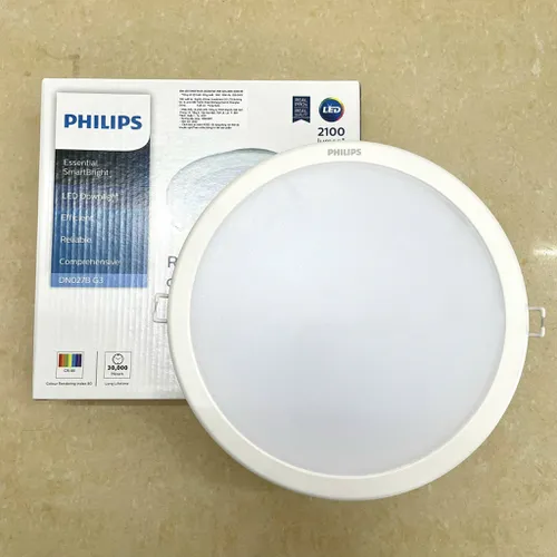 Kiến tạo không gian sống. Sở hữu ngay bộ đèn downlight âm trần tròn Led Philips DN027B G3 LED20/CW 19W D200 RD 6500K 2100lm.