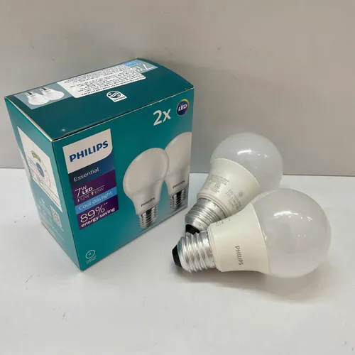 Tiết kiệm ngay với combo 2 bóng đèn LED Bulb Philips ESS LEDBulb 7W E27. Ánh Sáng Hoàn Hảo Cho Không Gian Của Bạn.