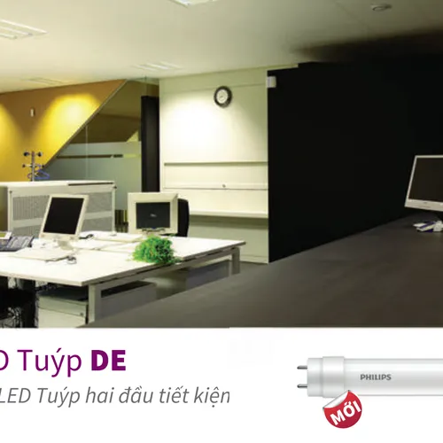 10 Bóng Đèn LED Tuýp Philips LED TUBE DE 600MM 10W