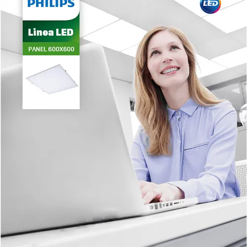 CTL19084A - Máng đèn Led tấm âm trần Philips Panel Green Office 600x600 40W/865 LV1 - CTL19084A