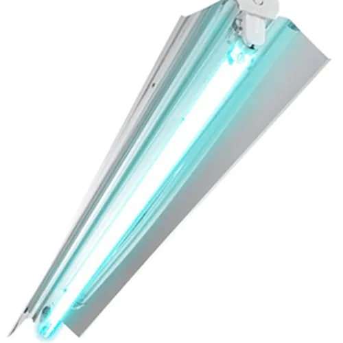 Bộ máng đèn chóa phản quang diệt khuẩn khử trùng tia cực tím UV-C Philips 1m2 1xTUV 36W SLV/6 R phòng chống dịch Covid 19