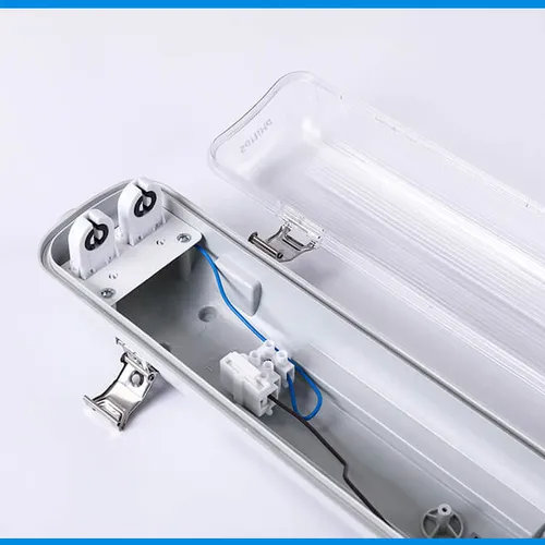 Máng đèn chống thấm Philips Essential Smartbright TLED Waterproof WT069C SE 2XTLED Bare L1200 GM