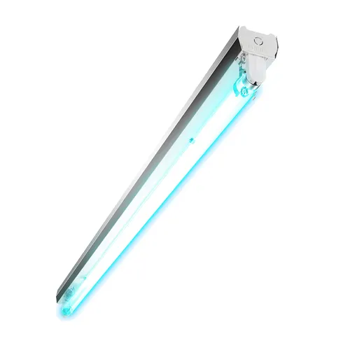 Bộ máng đèn chóa phản quang diệt khuẩn khử trùng tia cực tím UV-C Philips 1m2 1xTUV 36W SLV/6 R phòng chống dịch Covid 19