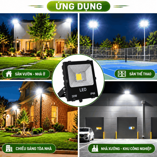 [PHILIPS INSIDE] Đèn Pha LED Floodlight Chiếu Sáng Cây Cảnh Quan CITILIGHT CTL101F 30W LED45/WW 220-240V 4500LM