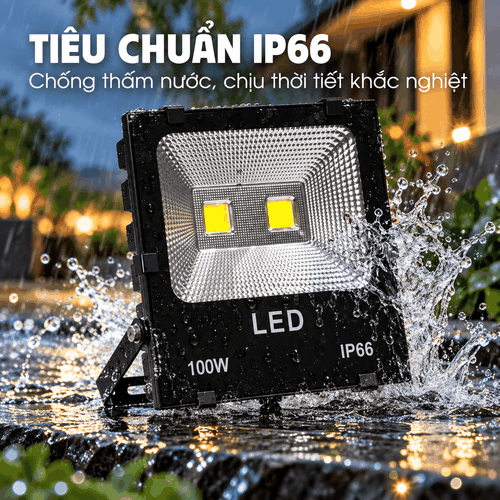 [PHILIPS INSIDE] Đèn Pha LED Floodlight Chiếu Sáng Mặt Tiền Tòa Nhà CITILIGHT CTL102F 100W LED150/NW 220-240V 15000LM