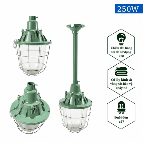 [PHILIPS INSIDE] Đèn Phòng Chống Cháy Nổ CITILIGHT LED 250W E27/E40
