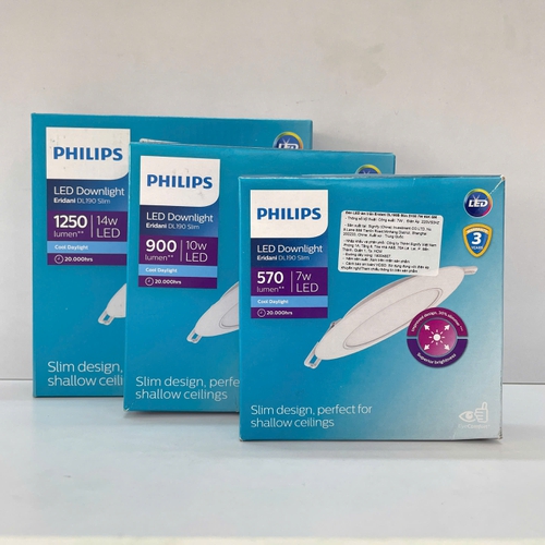 Khám phá Ánh Sáng Tinh Hoa: Đèn downlight âm trần siêu mỏng Led Philips Eridani DL190B Slim D125 10W – Nâng tầm mọi không gian sống hiện đại.