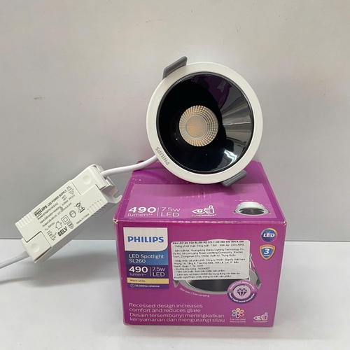Nâng Tầm Không Gian Sống. Trải Nghiệm Đèn Downlight Âm Trần Chiếu Điểm Chóa Sâu Led Philips SL260 RD 075 7.5W 940 36D WH R GM 4000K 510lm – Nơi Ánh Sáng Kiến Tạo Đẳng Cấp.