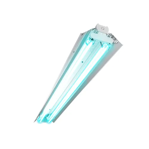 Thiết bị máng đèn tia cực tím UVC diệt khuẩn khử trùng bắt tường 2 bóng 1m2 có chóa phản quang TMS160C 2X36W TUV SLV/6 R