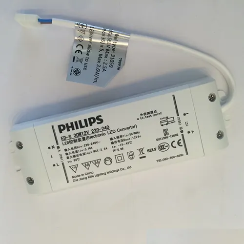 Bộ nguồn/ driver đèn LED dây Philips ED-S 30W12V without wire