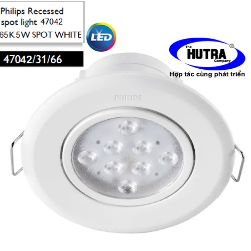 Đèn Downlight âm trần Led Spot light Philips 47040 chiếu sáng điểm 5W