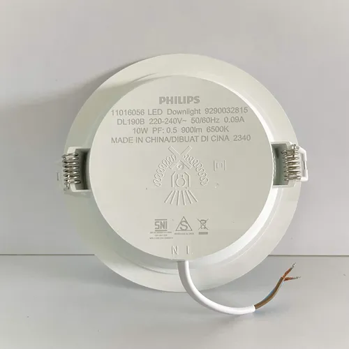 Bộ đèn LED âm trần Philips Eridani DL190B LED18 D200 23W 865 WH SNI