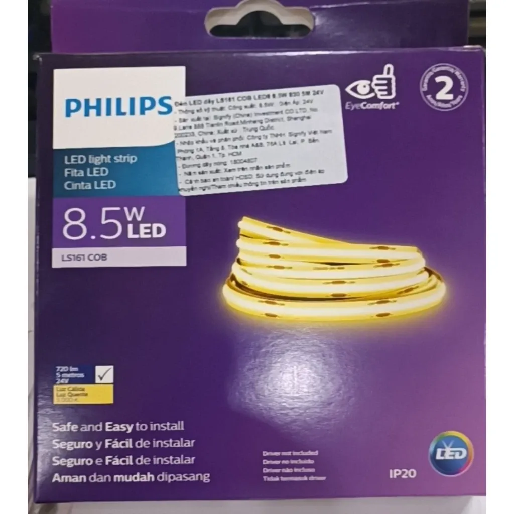 Nâng Tầm Không Gian Sống? Khám Phá Đèn LED Dây Trang Trí Hắt Trần Philips Oval LS161: Ánh Sáng Kiến Tạo Đẳng Cấp