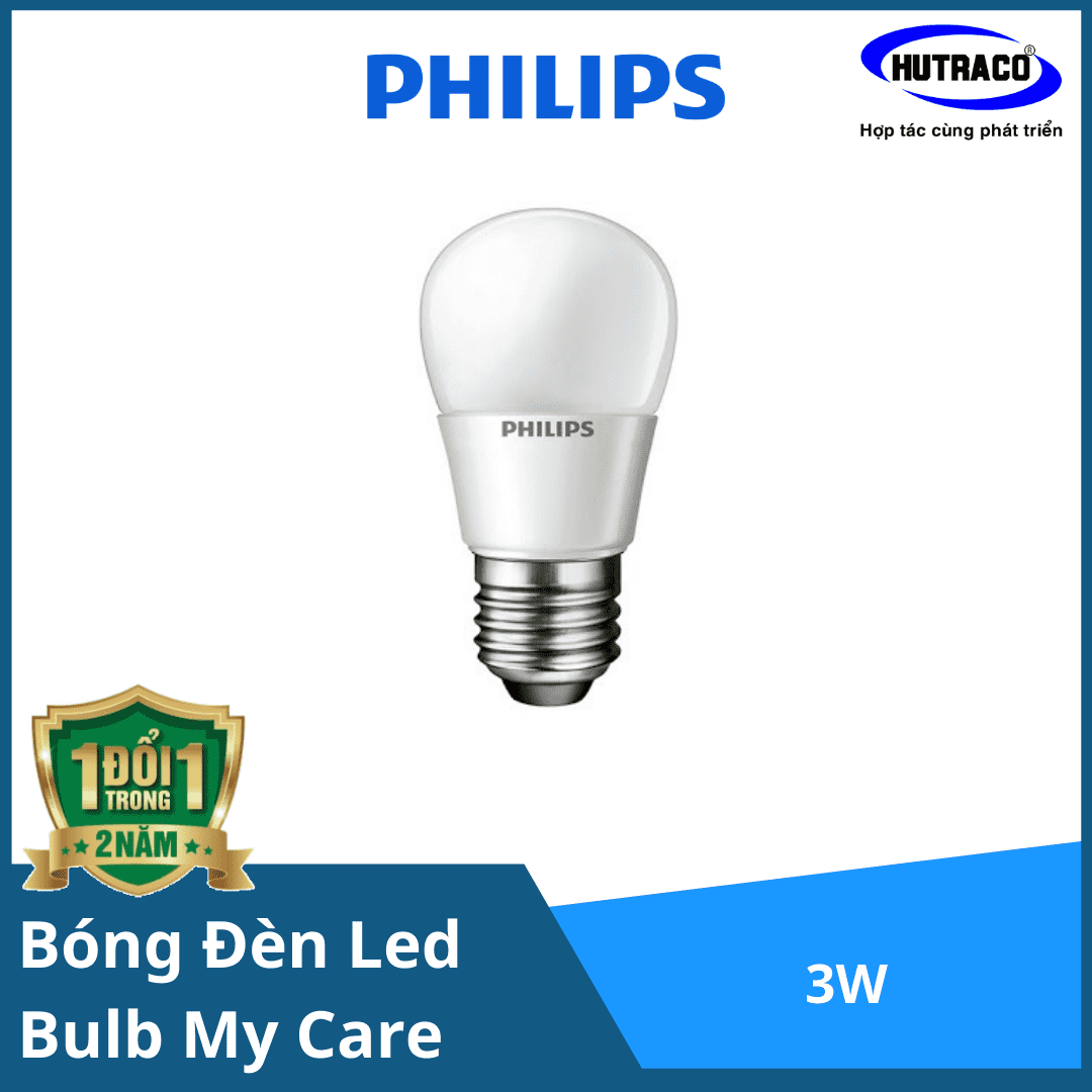 Bóng đèn Led Bulb Philips Mycare 3W cách mạng trong chiếu sáng tiết kiệm điện