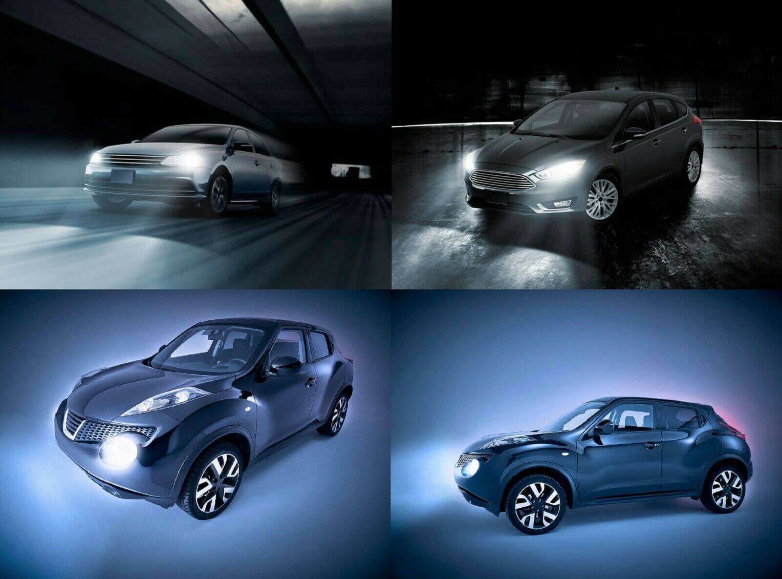 Bóng đèn pha LED Philips H4 Pro 9000 LED 11342 U90 CW X2 tăng sáng 250% cho xe hơi xe ô tô