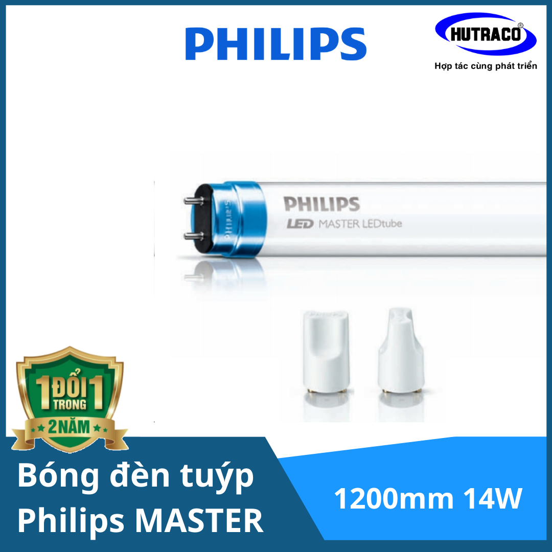 2 Bóng đèn tuýp Philips CorePro LEDtube 600mm 8W865 T8 AP I