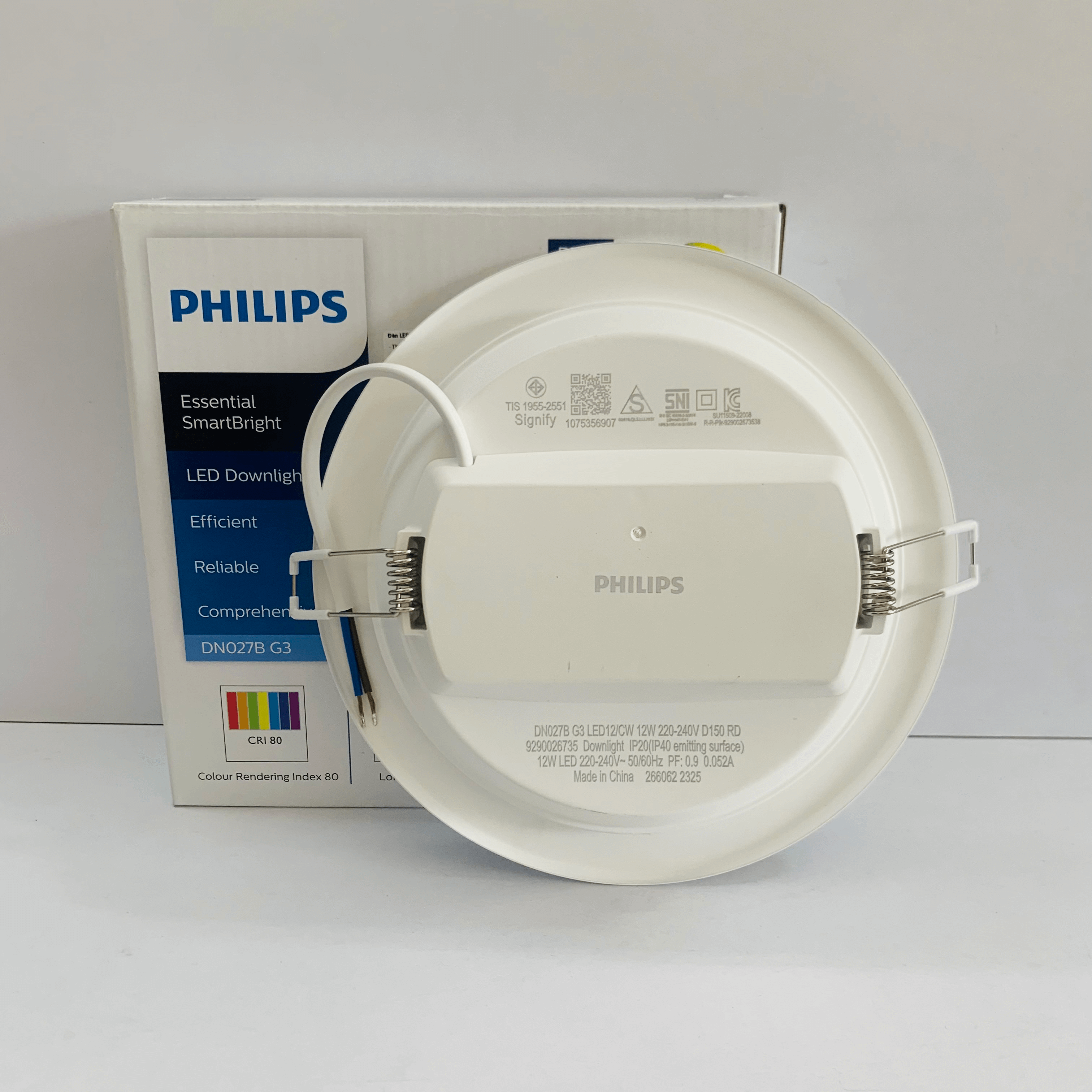 Đèn LED Downlight âm trần tròn Philips DN027B G3 LED15/NW 15W 220-240V D175 RD (1)