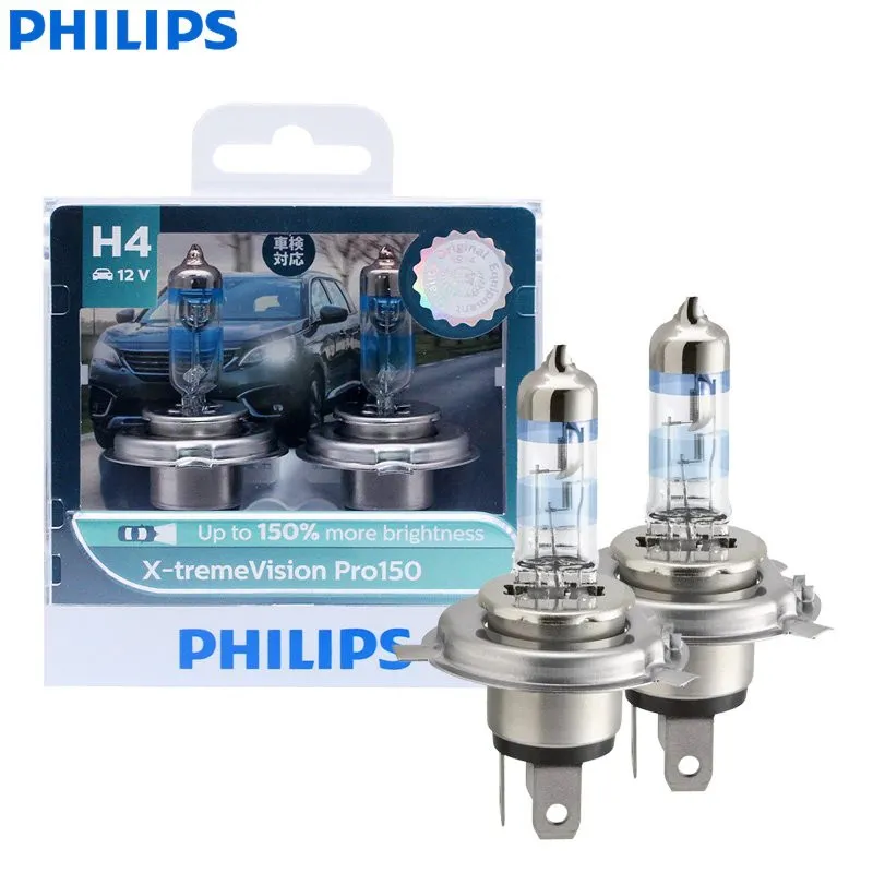 Bóng đèn pha xe hơi xe ô tô Philips Halogen X-treme Vision Pro150
