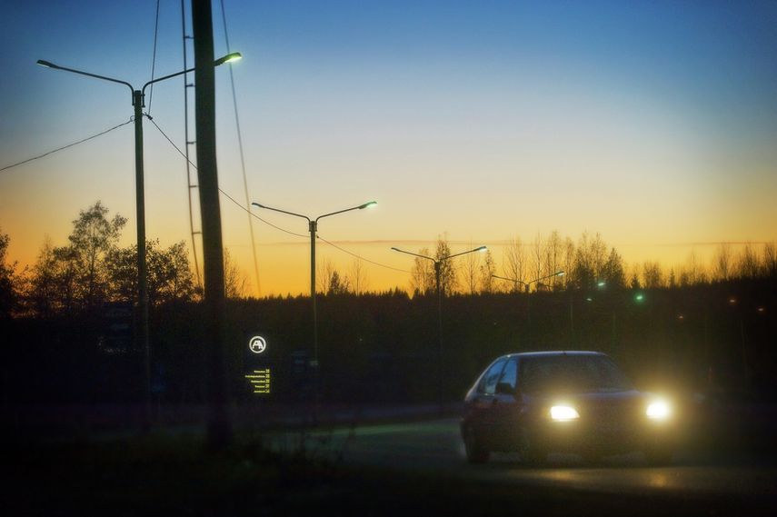 Tuyến đường có lắp đặt đèn đường Led Tuyến đường có lắp đặt đèn đường Led