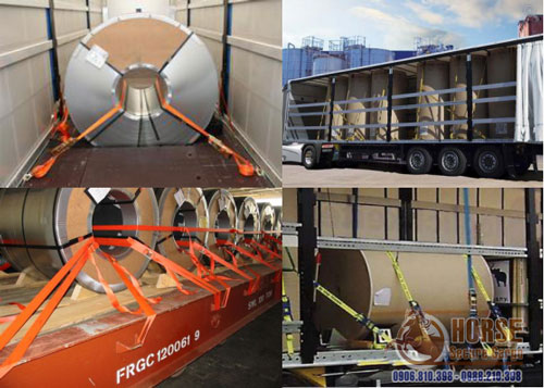 Ứng dụng dây đai composite trong vận chuyển hàng hóa Ứng dụng dây đai composite trong vận chuyển hàng hóa