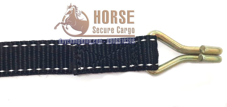 dây chằng tăng đơ 0.8T bản 25x10m đen móc J dây chằng tăng đơ 0.8T bản 25x10m đen móc J