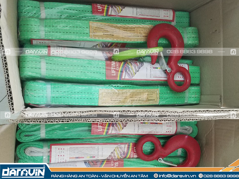 Đơn vị phân phối Dây cáp vải cẩu hàng từ 1 tấn đến 5 tấn Đơn vị phân phối Dây cáp vải cẩu hàng từ 1 tấn đến 5 tấn