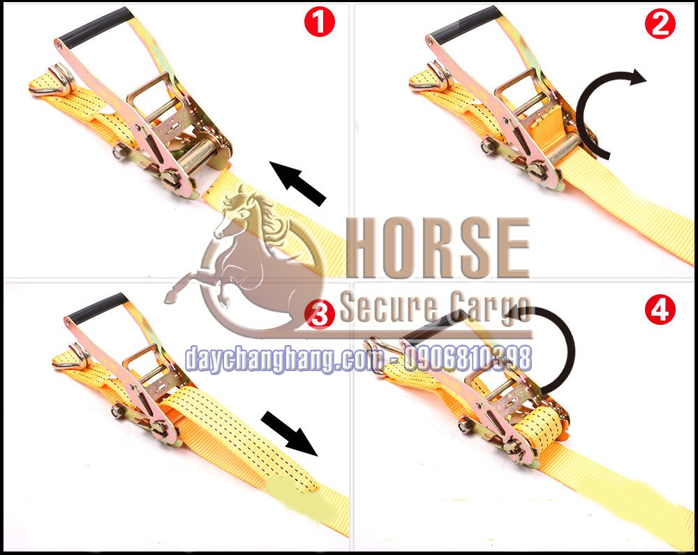 Cách sử dụng dây chằng hàng tăng đơ  Cách sử dụng dây chằng hàng tăng đơ