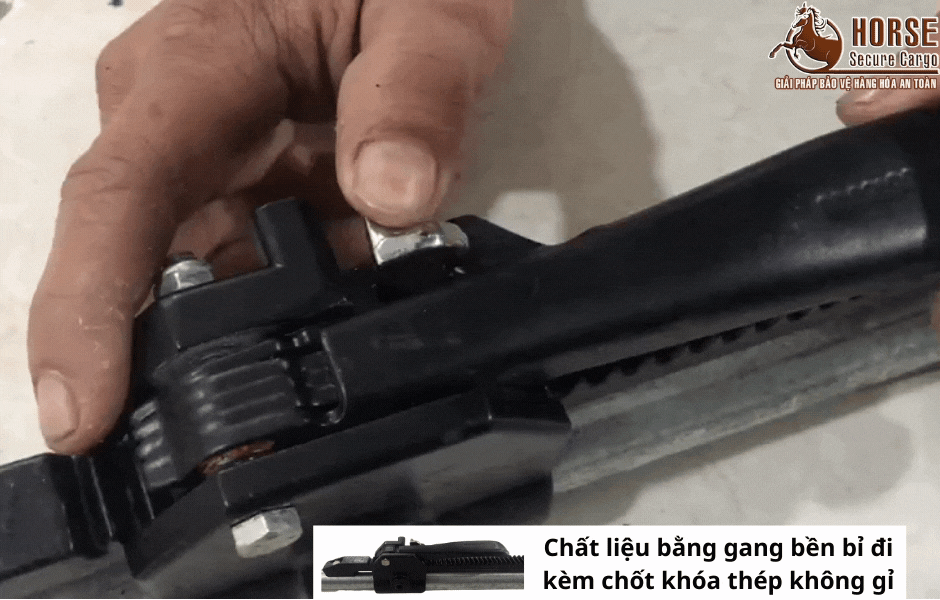 bộ tăng đưa trên thanh chắn container bộ tăng đưa trên thanh chắn container