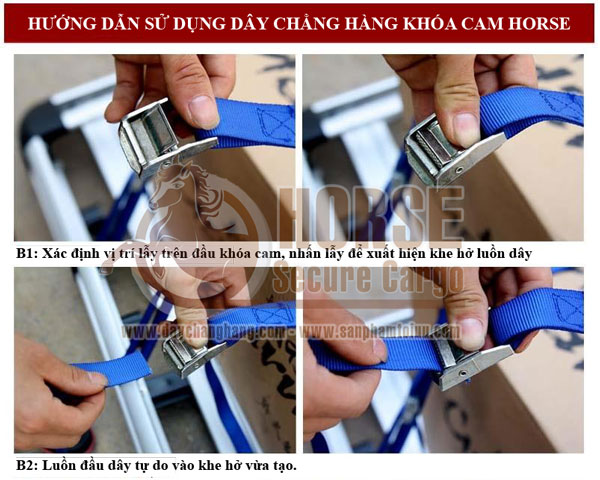 Cách sử dụng dây chằng hàng khóa cam Horse Cách sử dụng dây chằng hàng khóa cam Horse
