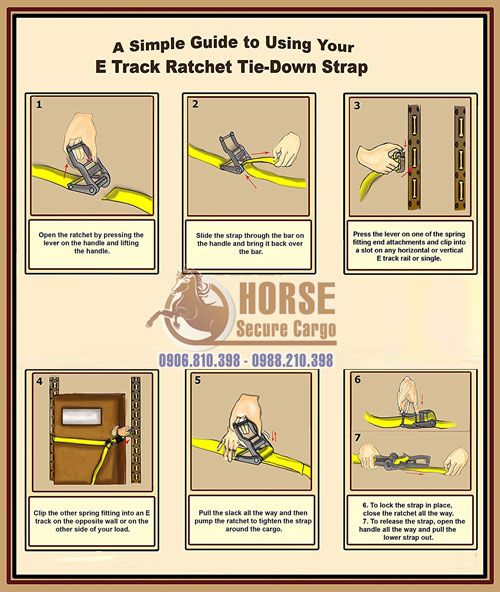 Hướng dẫn sử dụng dây tăng đơ không móc Hướng dẫn sử dụng dây tăng đơ không móc