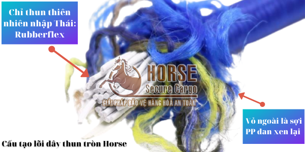 cấu tạo lõi dây thun dệt tròn horse cấu tạo lõi dây thun dệt tròn