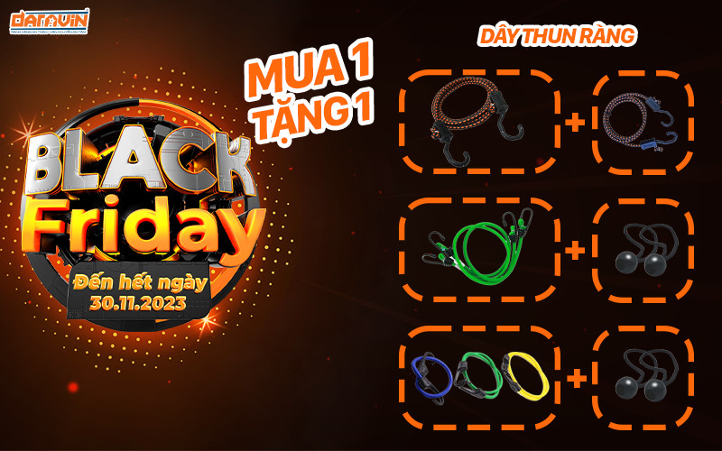 Các sản phẩm dây chằng hàng của DARAVIN áp dụng cho Black Friday Các sản phẩm dây chằng hàng của DARAVIN áp dụng cho Black Friday