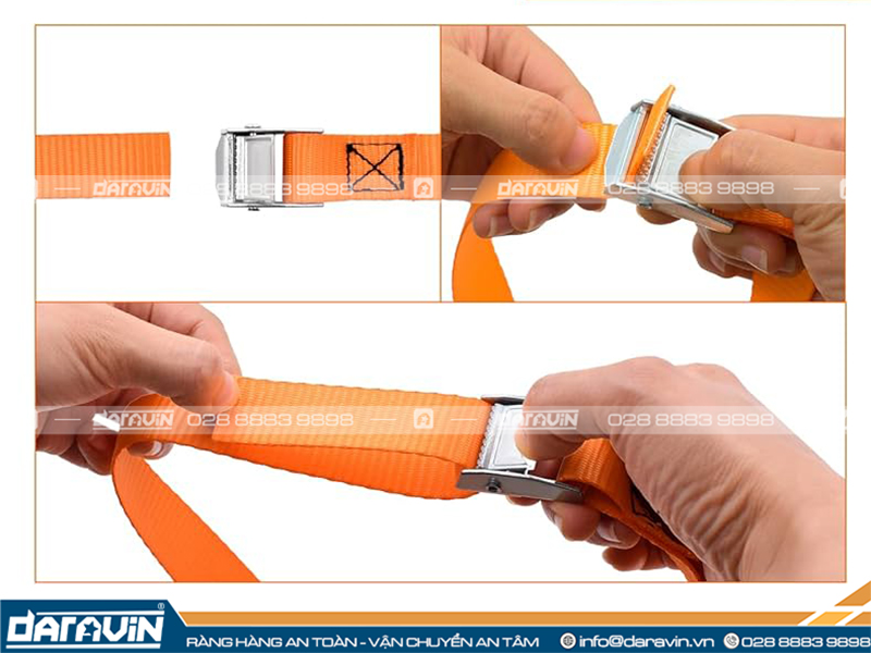 Những lưu ý khi sử dụng dây chằng hàng khóa cam tải 450kg Những lưu ý khi sử dụng dây chằng hàng khóa cam tải 450kg