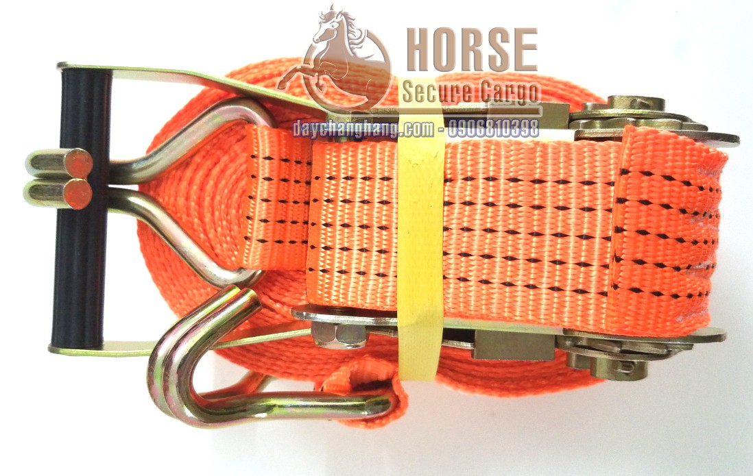 Dây chằng tăng đơ 3T bản 38x8m cam móc J Dây chằng tăng đơ 3T bản 38x8m cam móc J