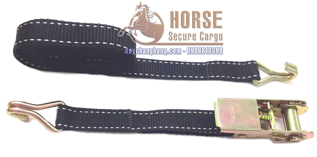 dây chằng tăng đơ 0.8T bản 25x6 đen móc J dây chằng tăng đơ 0.8T bản 25x6 đen móc J