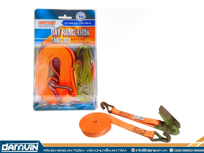 Dây chằng tăng đơ 3T bản 50x6m cam móc J