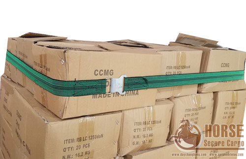 Ứng dụng Dây thun bản chằng pallet thay thế màng PE quấn pallet  Ứng dụng Dây thun bản chằng pallet thay thế màng PE quấn pallet