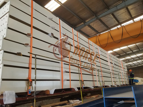 Ứng dụng dây chằng hàng tăng đơ bản trong vận chuyển kết cấu thép xuất khẩu Ứng dụng dây chằng hàng tăng đơ bản trong vận chuyển kết cấu thép xuất khẩu