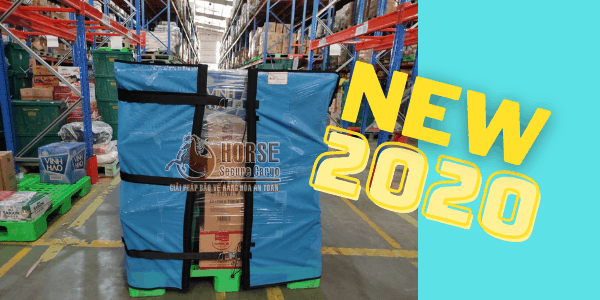 Hình ảnh thực tế tại kho xưởng của khách hàng về sản phẩm lưới quấn pallet horse 1m2 khóa xiết thông minh Hình ảnh thực tế tại kho xưởng của khách hàng về sản phẩm lưới quấn pallet horse 1m2 khóa xiết thông minh