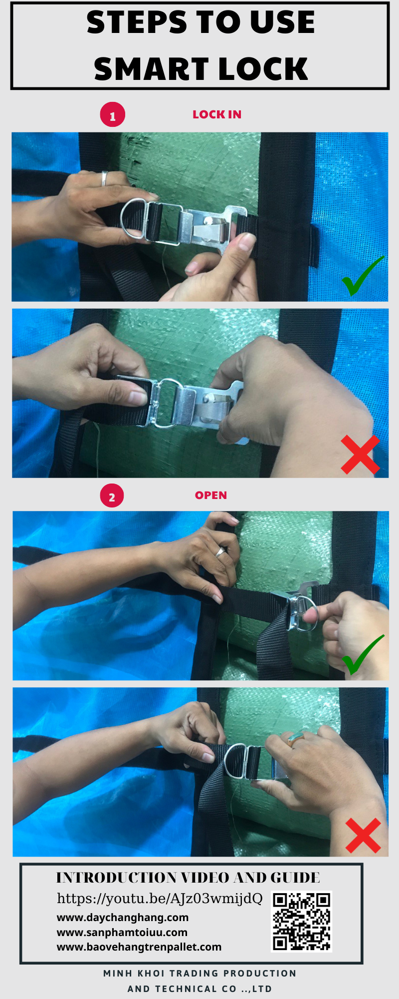 tài liệu hình ảnh hướng dẫn sử dụng lưới quấn pallet khóa xiết thông minh tài liệu hình ảnh hướng dẫn sử dụng lưới quấn pallet khóa xiết thông minh